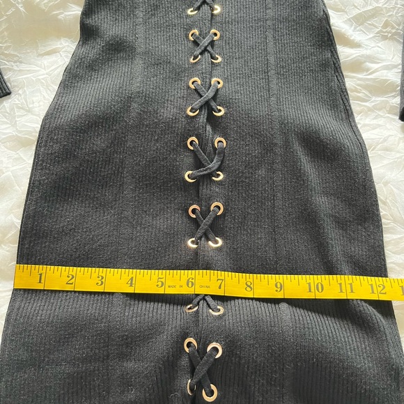 Say What Ribbed Long Sleeve Dress - Picture 7 of 10